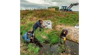 Zwei Jahre lang haben Forscher die Pestizidbelastung an Bächen in Agrarlandschaften untersucht. (André Künzelmann / UFZ)