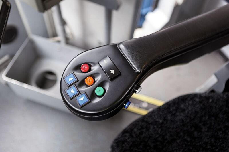 Siemens Mobility prints new armrests with additional controls for old trams. (Siemens Mobility)