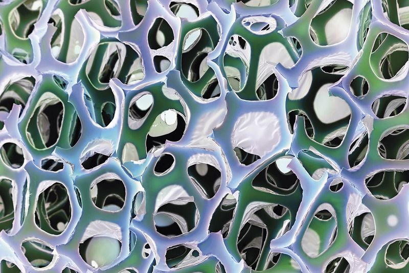 Polyurethane (PUR) bilden die vielseitigste aller Kunststoffklassen. Entwickelt wurde die Polyurethanchemie 1937 in Leverkusen von Prof. Otto Bayer. Neben dem Massenmarkt für Weich- und Hartschäume sind besonders hochwertige Formulierungen für Spezialanforderungen heute von Interesse. PUR-Schäume zeichnen sich vor allem durch ihre feinen Poren aus.  (Bild: Bayer)