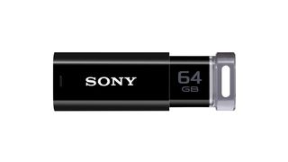 Sonys Micro-Vault-Click-USB-Stick gibt es in Schwarz und Weiß. (Archiv: Vogel Business Media)