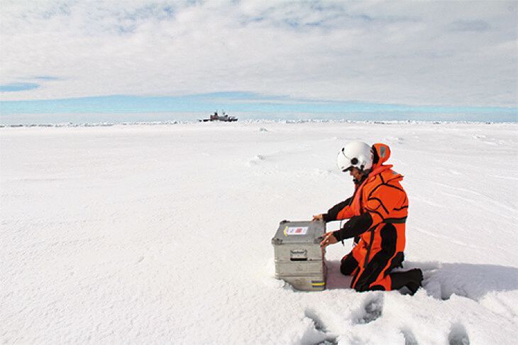 Schdstoffe wie bestimmte Flammschutzmittel sind auch im Eis der Arktis zu finden.