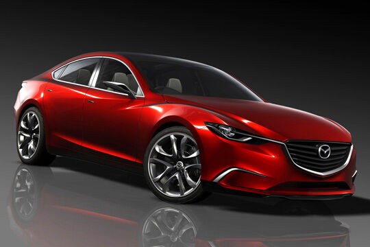 Ende 2012 geht der neue Mazda6 an den Verkaufsstart. Die auf der Tokyo Motor Show gezeigte Studie Takeri dürfte ihm optisch schon sehr nah kommen. (Mazda)