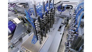 Mit Vario TIP organisiert Waldorf Technik die Kavitätensortierung und sorgt damit zugleich mit Formatteilesätzen für Flexibilität bei verschiedenen Produkten. (Bild: Waldorf Technik)