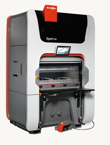 Alex Waser: «Ein erster Vorbote der neuen Designsprache von Bystronic ist die neue Abkantpresse ‹Xpert 40›». (Bild: Bystronic)