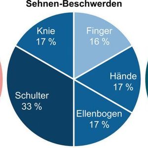 IPH-Umfrageergebnisse zur Beschwerdelokalisierung beim Schmieden.