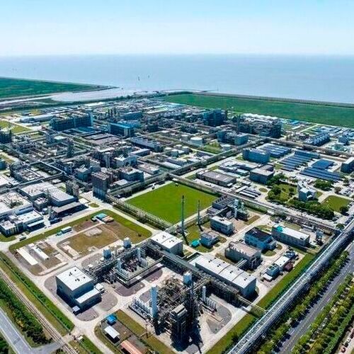 Aerial view of the Covestro Integrated Site Shanghai in China. (Source:  Covestro)