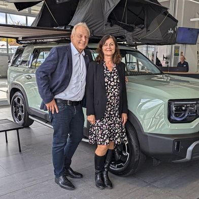 Steffi und Marc Heinemann sind kreativ unterwegs: Neben der Beschäftigung mit Auto- und Wartungsabos sind sie auch schon früh  in den Handel mit chinesischen Autos eingestiegen – etwa der Marke BAIC. (Bild: Rosenow – VCG)