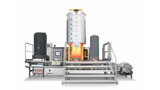 Chaîne de fabrication Ionbond pour revêtement chimique par dépôt en phase vapeur. (CVD) (IHI Ionbond)