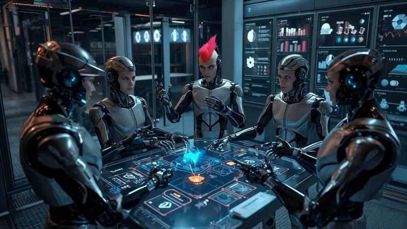 Crowdstrike rückt das agentenbasierte SOC in den Mittelpunkt und erweitert die Falcon Agentic Security Platform neben neuen Funktionen auch um neue KI-Agenten.(Bild:  Canva / KI-generiert)