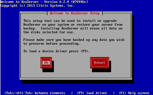 Abbildung 1: Citrix XenServer installieren Administratoren über eine CD auf einem Server als vollwertiges Betriebssystem. (Bild: Joos)