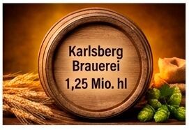 Platz 14 – Karlsberg Brauerei – 1,25 Millionen Hektoliter (Bild: Gemini 3 Pro Image / KI-generiert)
