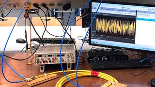 Der Nachweis einer Übertragung von 100 Gbit/s über symmetrische Kupferkabel mit mindestens 30 Metern Länge bedeutet einen großen Technologiesprung. (Leoni AG)