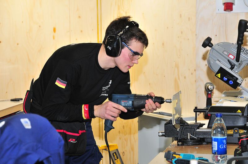 Bei den Anlagentechnikern kämpfte Phillip Winterscheid für Deutschland. (Schmidt/»kfz-betrieb«)