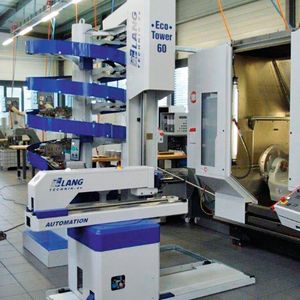 Schnell und unkompliziert: Automation von Lang, mittlerweile sind 3 Eco-Tower bei der Vuilleumier Technology AG im Einsatz.