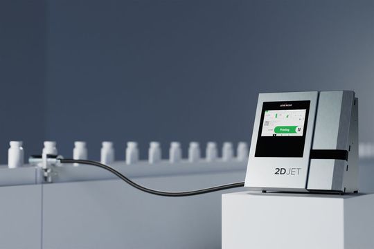 Der neue 2DJET lässt sich nahtlos in bestehende Produktionslinien integrieren, ist besonders einfach zu installieren und zu bedienen.(Bild:  Paul Leibinger)