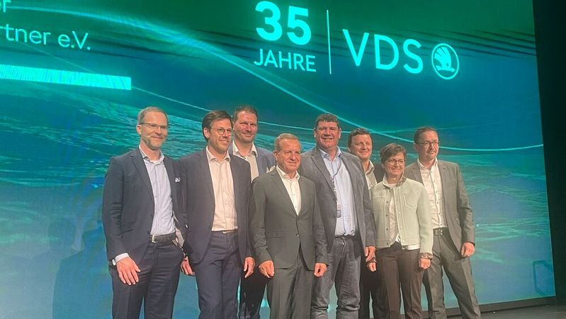 Die Führung des Verbands der Skoda-Vertragspartner (VDS): Seit 35 Jahren kümmert sich der Verband um die Interessen der Mitglieder.(Bild:  Grimm – VCG)