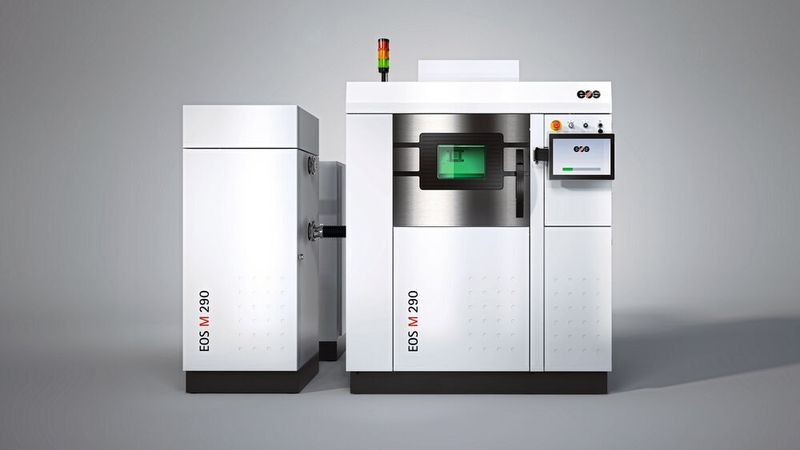 Die 3D-Drucker von EOS verarbeiten eine grosse Materialvielfalt – sowohl bei Kunststoff als auch bei Metall: EOS M 290, Allroundmaschine für 3D-Druck von Metallbauteilen. (EOS)