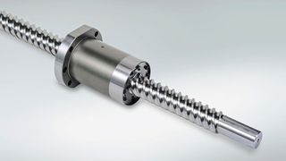 Die Schwerlast-Kugelgewindetriebe der Serie HTF-SRD sollen maximale Vorschubgeschwindigkeiten von 2 m/s bis 3 m/s erreichen und damit doppelt so schnell wie konventionelle Kugelgewindetriebe sein. (NSK)