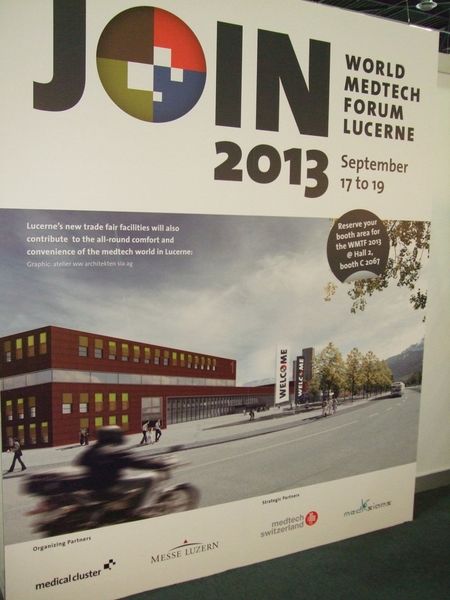 Das zweite World Medtech Forum Lucerne findet vom 17. bis 19. September 2013 statt. (Bild: Schäfer)