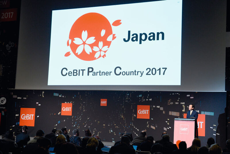 Auf der Preview-Veranstaltung stimmte Hitoshi Masuda, Generaldirektor Japan External Trade Organization, Jetro, schon einmal auf den Cebit-Auftritt seines Landes ein. (Deutsche Messe)