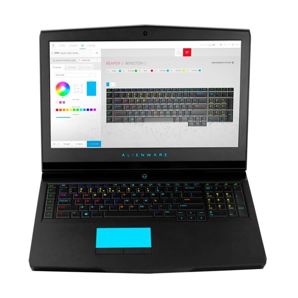 Die Gaming-Notebooks Alienware 15 und Alienware 17 verfügen nun über ein Keyboard mit einzeln per LED beleuchteten Tasten. Sie ermöglichen im Prinzip 80 Billiarden Beleuchtungskombinationen. (Dell)