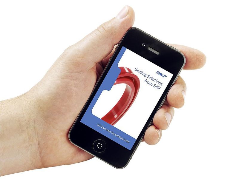 Schneller dicht – die neue Dichtungstechnik-App  (Bild: SKF)