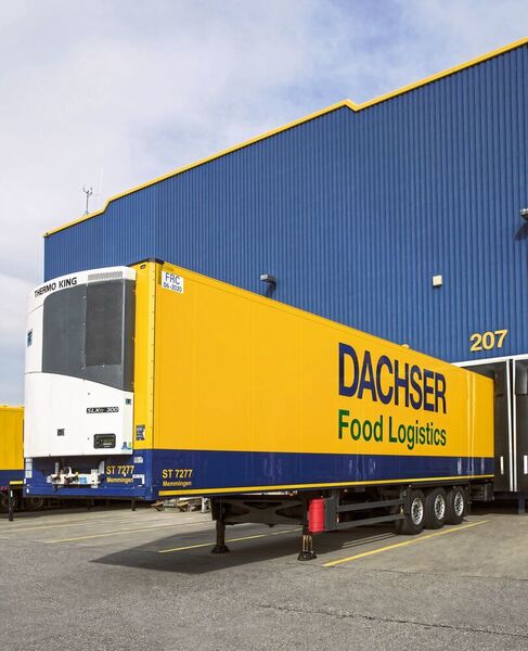 Dachser Food Logistics realisiert an sechs Tagen der Woche europaweit die Distributions- und Beschaffungslogistik für alle Lebensmittelsortimente. (Dachser)
