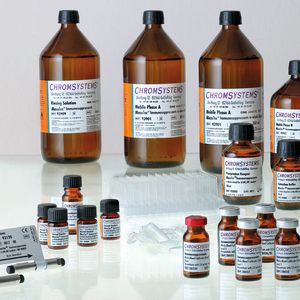 2 Ein CE-IVD-zertifizierter Kit für die klinische Routinediagnostik mit Massenspektrometer (im Bild: Chromsystems Masschrom Vitamin D3/D2-Kit)