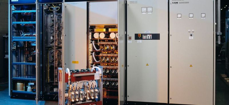 SAMI Megastar: Umrichter mit Pulsweitenmodulation von 1964.(Bild:  ABB)