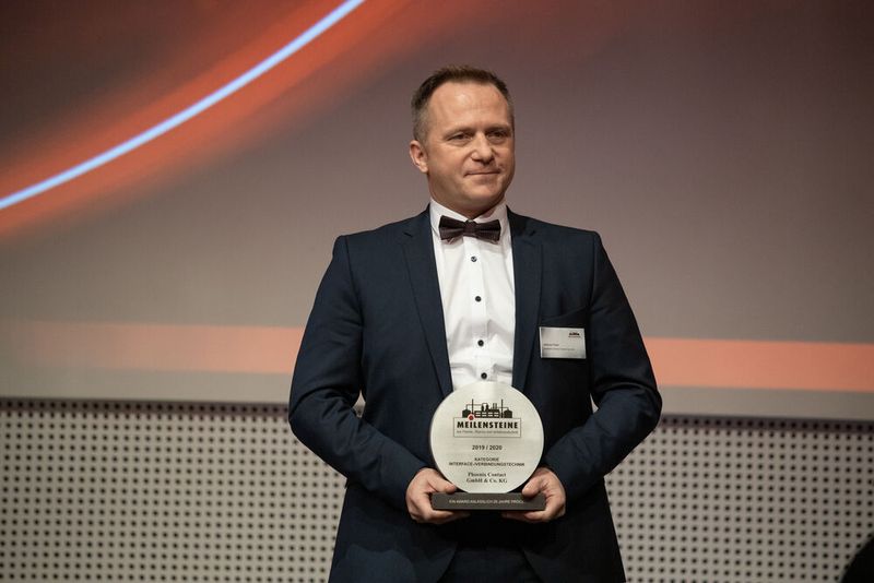 Den Meilenstein in der Kategorie Interface/Verbindungstechnik erhält Phoenix Contact. (Bild: PROCESS)