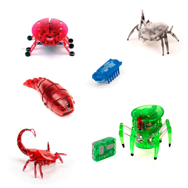 Die kleinen Hexbugs sind niedliche Roboter, die mit unterschiedlichen Fähigkeiten ausgestattet sind. Sie bewegen sich selbstständig durch den Raum. Hexbug Beetle kann zum Beispiel mit seinen Fühlern Hindernisse erkennen und umgehen. Nano bewegt sich durch Vibration seiner kleinen Gummibeinchen fort, und Spider ist sogar fernsteuerbar. Die Hexbugs  gibt es ab 9,95 Euro. (getDigital.de)