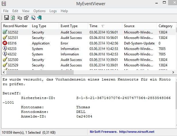 Mit MyEventViewer zeigen Administratoren Ereignisanzeigen übersichtlicher an und können auch Filter oder Netzwerkabfragen erstellen. (Joos)
