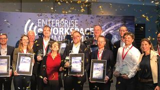 Die glücklichen Gewinner der Enterprise Workspace Awards 2019. (Bild: Vogel IT-Medien)