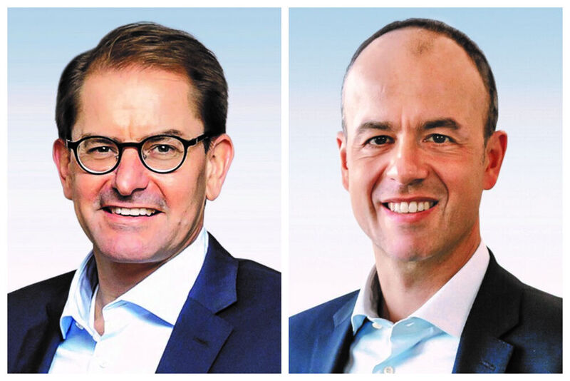 Marc Wucherer (links) verlässt Bosch Rexroth. Seinen Aufgabenbereich übernimmt  Vorstandsmitglied Thomas Donato.