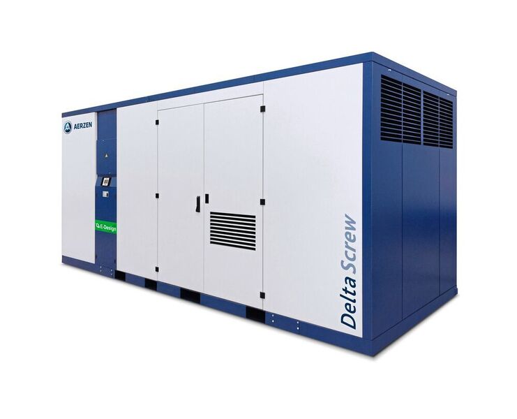 According to the manufacturer, all Class E screw compressors score points with a strong energy balance (Aerzen)