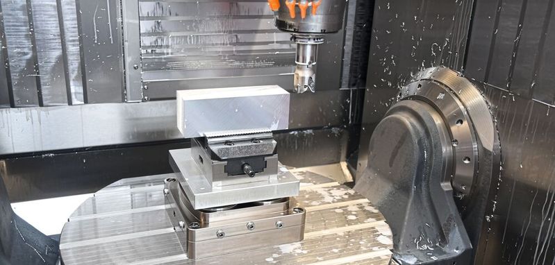 Die Zentrischspanner sind fest auf den Paletten, womit Heidkamp die Nebenzeiten gegen null gefahren hat. (Bild:  Gressel)