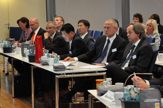 Mit nahezu der kompletten Führungsmannschaft war Kia Motors Deutschland in Potsdam vertreten. (Archiv: Vogel Business Media)