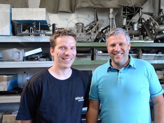 Brüder: Jan Markvart (li.) und CEO Ing. und Jaroslav Markvart.(Bild:  KEBA)