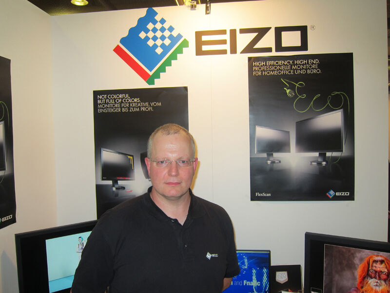 Joachim Schwate, EIZO hat Dank seiner Monitore immer ein buntes Bild                               (Bild: Vogel IT-Medien GmbH)