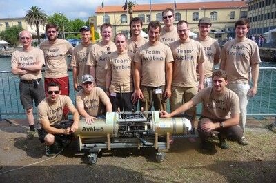 Studenten Team der Universität Bremer holte bereits 2011 mit dem Unterwasserroboter Avalon Bronze. (DFKI)