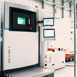 Beim Next-Gen-AM-Projekt in Varel arbeitet man mit einer M 400-4 von EOS, einem 4-Laser-System für die Metallbearbeitung.