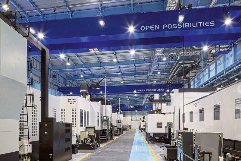 Als Vorreiter in Sachen Digitalisierung verwendet Okuma alle Smart-Factory-Lösungen auch in den eigenen Fabriken. (Okuma)