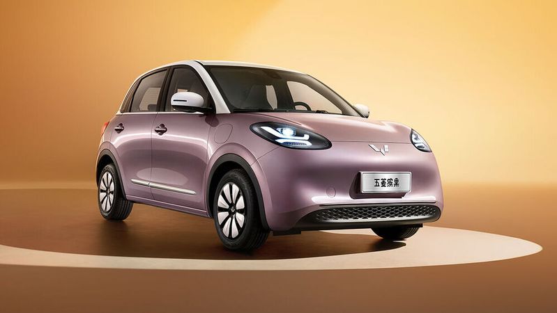 Der Wuling Bingo kann noch nicht an den Erfolg des Hongguang anknüpfen, der in den Vorjahren den chinesischen Markt anführte.(Bild:  General Motors)