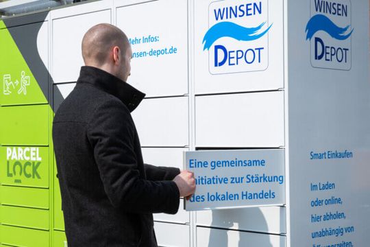 (Bürgern, Händlern und Gewerbetreibenden bietet die Paketstation Winsen Depot einen Mehrwert. (Bild: ParcelLock))