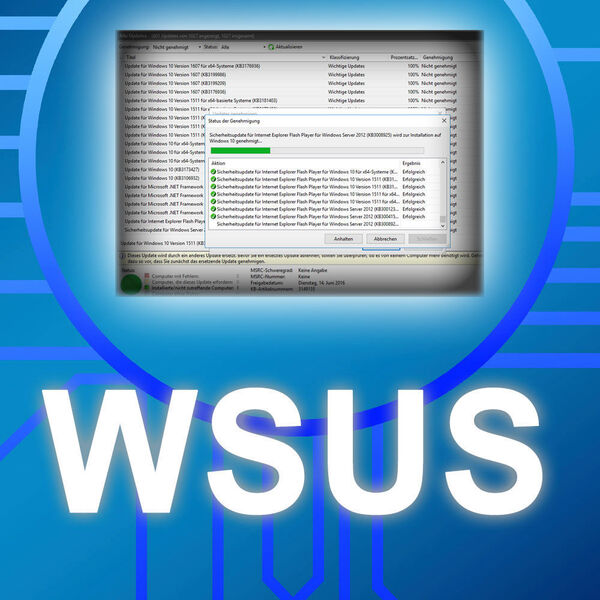 Video-Tipp - Windows 10 und WSUS
Zentrale Update-Verwaltung für Windows 10 mit WSUS
Auch wenn Microsoft in Windows 10 neue Techniken für die Installation von Updates integriert hat, ist WSUS noch nicht am Ende. Ganz im Gegenteil: Beim Einsatz von Windows 10 spielt WSUS eine größere Rolle als zuvor, da vor allem in kleinen Netzwerken ein paar Windows 10-Rechner ganze Internetleitungen blockieren können. >>> Zum Artikel 