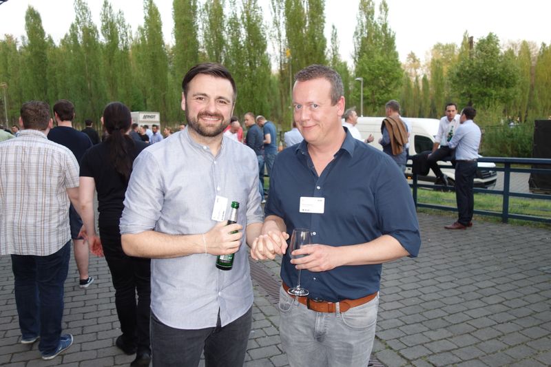 Zusammen ist man nie allein (l.) Marcel Maul, SFC Software, und Ralf Schweitzer, GSD. (Bild: IT-BUSINESS)