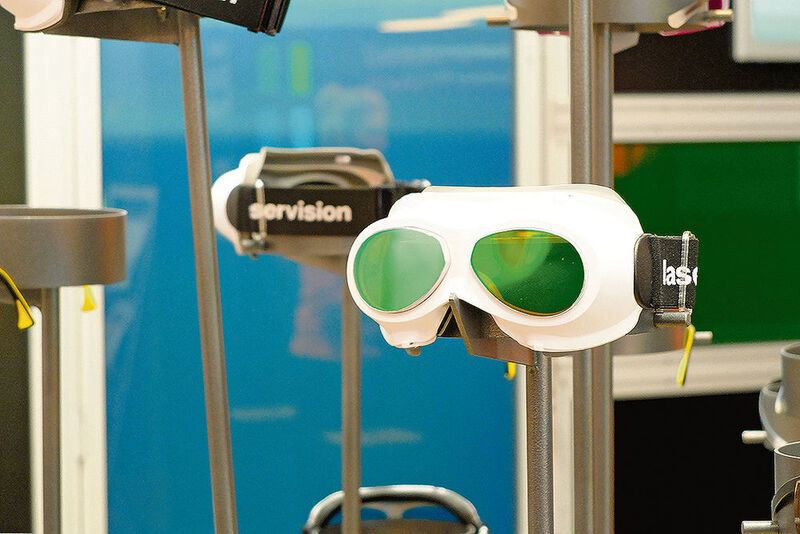 Ob fürs Schweißen oder Laserschneiden: Laser- vision zeigt die Vielfalt der Schutzbrillen. (Gillhuber)