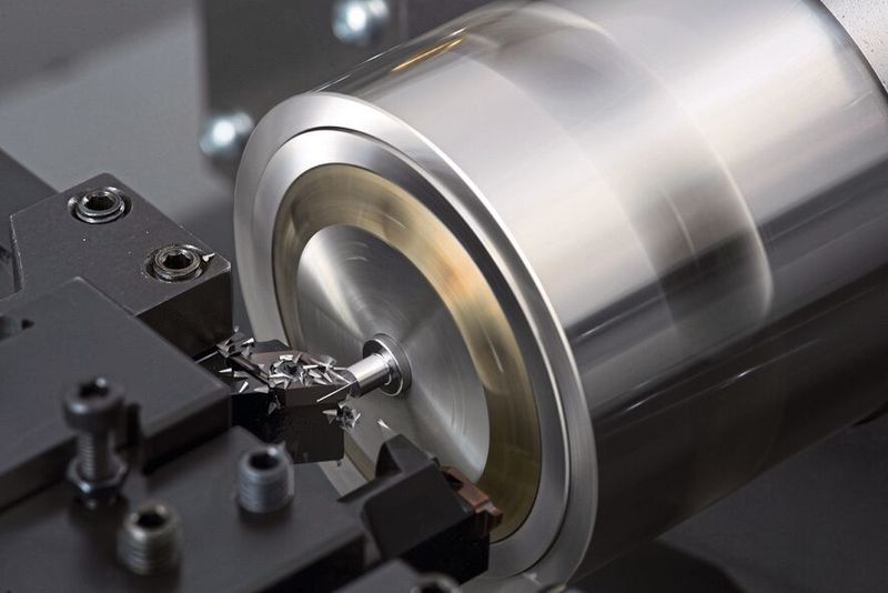 Erstmalig wird eine Revolverdrehmaschine der Marke Miyano mit LFV-Technologie für die oszillierende Zerspanung ausgestattet.  (Muramatsu)