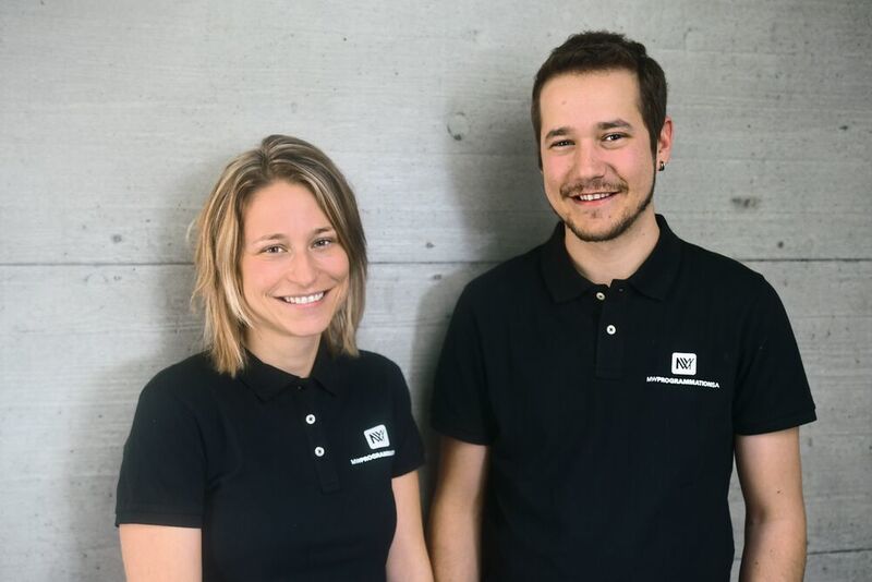La nouvelle direction de MW Programmation SA : Pauline Zuccoli-Weber et Michaël Weber. (MW Programmation SA)