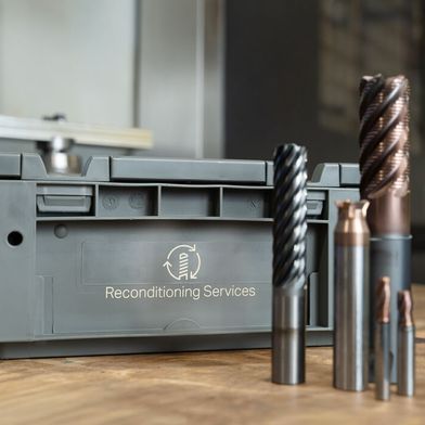 Machining professionals who want to save time and money and at the same time act more sustainably should take a closer look at the now optimized digital reconditioning service for tools from Sandvik Coromant ... (Image:Sandvik Coromant)